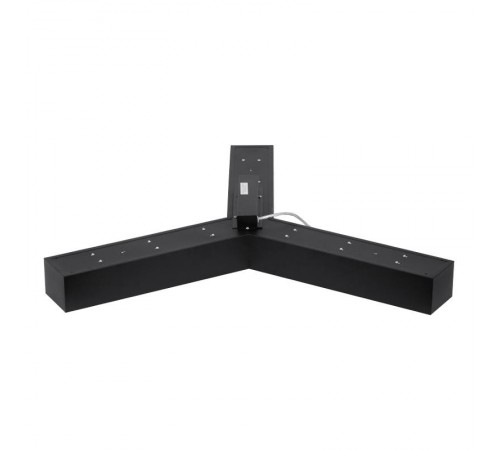 Светильник светодиодный Geometria Igrek SPO-144-B-40K-066 66Вт 4000К 4000Лм IP40 1200*1200*80 черный подвесной  Б0050573  ЭРА