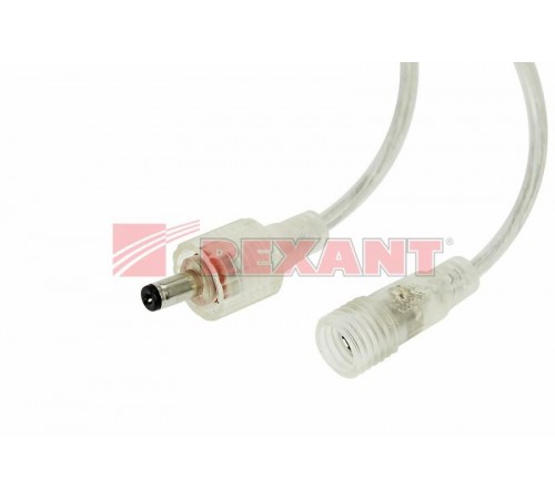 Соединительный кабель (2pin) герметичный (IP67) 2х0.35 мм 300 V прозрачный  11-9322  REXANT