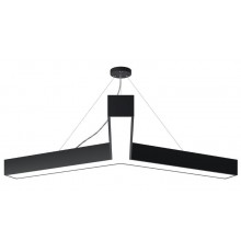 Светильник светодиодный Geometria Igrek SPO-144-B-40K-066 66Вт 4000К 4000Лм IP40 1200*1200*80 черный подвесной  Б0050573  ЭРА