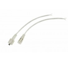 Соединительный кабель (2pin) герметичный (IP67) 2х0.35 мм 300 V прозрачный  11-9322  REXANT