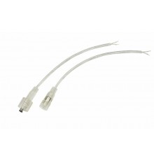 Соединительный кабель (2pin) герметичный (IP67) 2х0.35 мм 300 V прозрачный  11-9322  REXANT