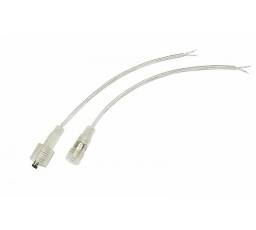 Соединительный кабель (2pin) герметичный (IP67) 2х0.35 мм 300 V прозрачный  11-9322  REXANT