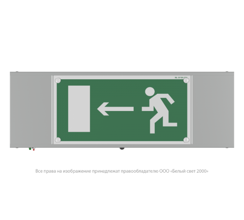 Указатель аварийный светодиодный BS-POLET-63-D1-INEXI2 8,9Вт 3ч универсальный настенный/подвесной IP20  a17083  Белый свет