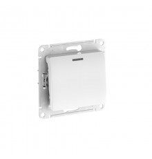 Glossa Белый Переключатель 1-клавишный с подсветкой, сх.6а, 10АХ, механизм, быстрозажимные клеммы  GSL000163S  SE