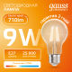 Лампа светодиодная   Filament Elementary А60 9W 710lm 2700К Е27 LED 1/10/50  22219  Gauss