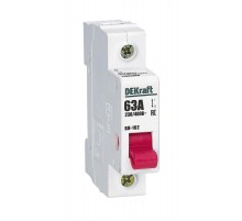 Выключатель нагрузки 1Р 63А ВН-102  17003DEK  DEKraft