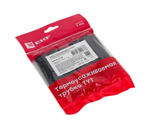 Набор ТУТк клеевые 12/4 нг черные 10шт по 100мм EKF PROxima  tut-k-n-12  EKF