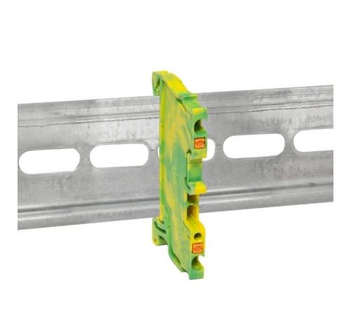 Клеммная колодка пружинная 1.5 Push-in земля PIT-1,5-pe  EKF