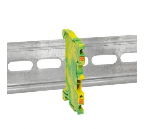 Клеммная колодка пружинная 1.5 Push-in земля PIT-1,5-pe  EKF