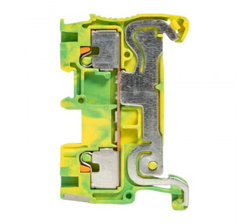 Клеммная колодка пружинная 1.5 Push-in земля PIT-1,5-pe  EKF