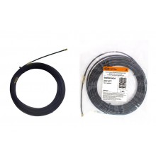 Нейлоновая кабельная протяжка НКП диаметр 4мм длина 30м с наконечниками (черная)  SQ0590-0026  TDM