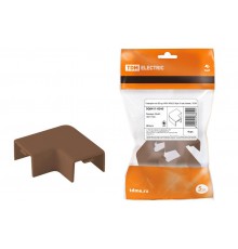 Поворот на 90 гр. КМП 40x25 бук (4 шт./комп.)  SQ0411-0345  TDM