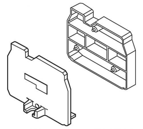 Фланцы FEAD3 Торцевые для DB..ADO  1SNA199437R1600  TE