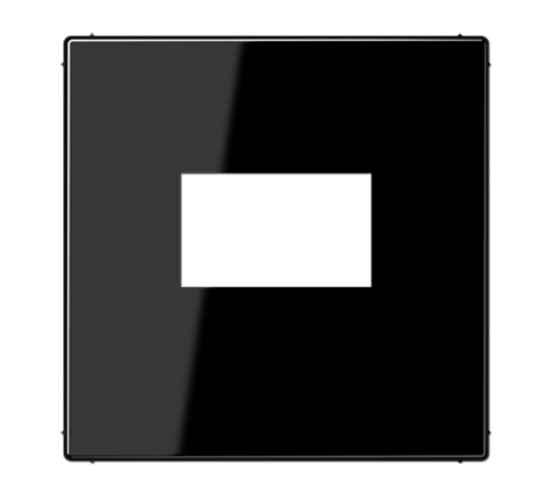 Плата для USB-зарядных устройств без видимого винта; термопласт; черный  LS1969USBSW  Jung