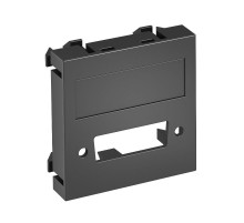 Мультимедийная рамка DVI Modul45 (черный) (MTG-DV O SWGR1)  6104781  OBO Bettermann