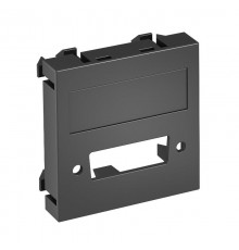 Мультимедийная рамка DVI Modul45 (черный) (MTG-DV O SWGR1)  6104781  OBO Bettermann