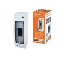 Бокс пластиковый навесной КМПн 1/2 для наружной установки с крышкой IP42, 80х41х43мм  SQ0907-0003  TDM