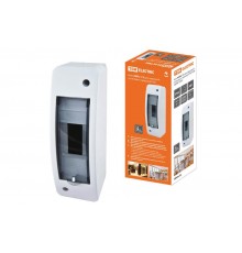 Бокс пластиковый навесной КМПн 1/2 для наружной установки с крышкой IP42, 80х41х43мм  SQ0907-0003  TDM