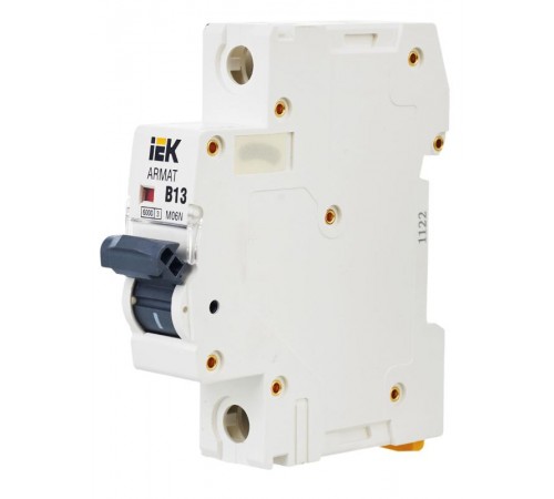 Выключатель автоматический однополюсный M06N 1P B 13А 6кА ARMAT  AR-M06N-1-B013  IEK