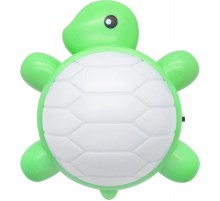 Ночник светодиодный NLA 04-TG ЧЕРЕПАШКА зелёная с выключателем 230В  4690612029009  IN HOME