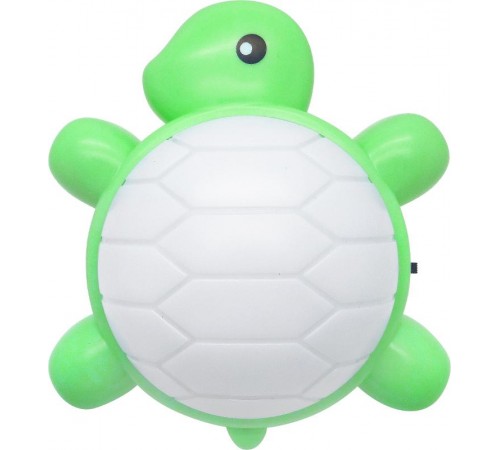 Ночник светодиодный NLA 04-TG ЧЕРЕПАШКА зелёная с выключателем 230В  4690612029009  IN HOME