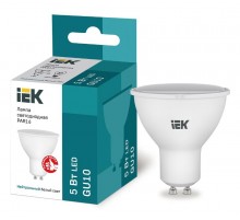 Лампа светодиодная LED 5Вт GU10 220В 4000К PAR16 софит  LLE-PAR16-5-230-40-GU10  IEK