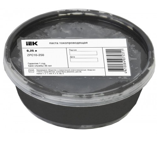 Паста токопроводящая 0,25л  ZPC10-250  IEK