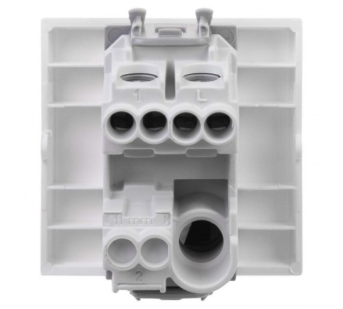 Выключатель "Белое облако", "Avanti", 16A, 2 мод.  4400102  DKC