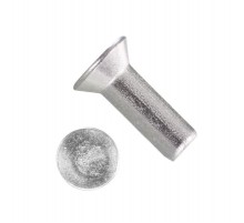 Заклепка алюминиевая потайной головой 2,0х06 ГОСТ 10300-80 (50 шт)- пакет  144233  Tech-KREP