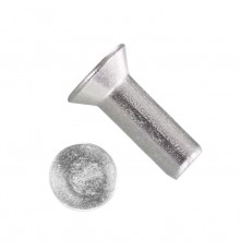 Заклепка алюминиевая потайной головой 6,0х40 ГОСТ 10300-80 (6 шт)- пакет  144251  Tech-KREP