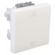 Выключатель "Белое облако", "Avanti", 16A, 2 мод.  4400102  DKC