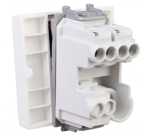 Выключатель "Белое облако", "Avanti", 16A, 2 мод.  4400102  DKC