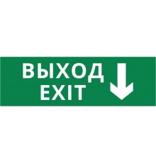 Пиктограмма ДСО-IP65-Н "Выход - вниз"  60568DEK  DEKraft