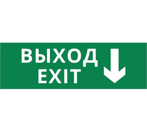 Пиктограмма ДСО-IP65-Н "Выход - вниз"  60568DEK  DEKraft