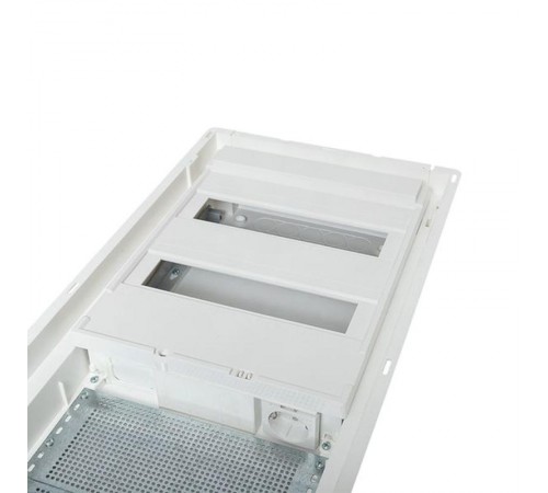 Встраиваемый комбинир. щит "Nova" (2 DIN + 2 МП) 4 габарит 24 мод. с металлической перфорированной дверью IP41  nv-cb-pmd-2+2  EKF