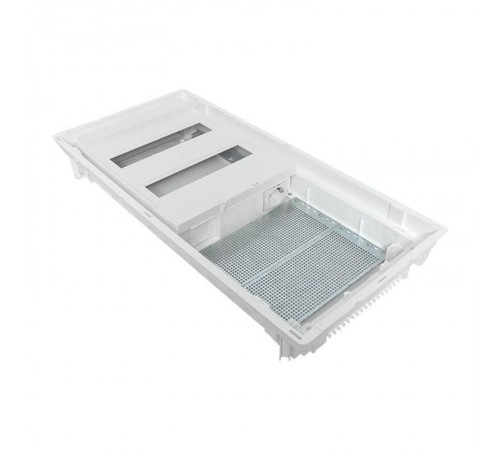 Встраиваемый комбинир. щит "Nova" (2 DIN + 2 МП) 4 габарит 24 мод. с металлической перфорированной дверью IP41  nv-cb-pmd-2+2  EKF