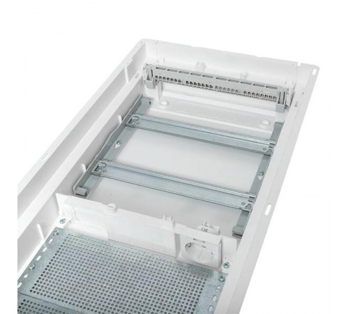 Встраиваемый комбинир. щит "Nova" (2 DIN + 2 МП) 4 габарит 24 мод. с металлической перфорированной дверью IP41  nv-cb-pmd-2+2  EKF