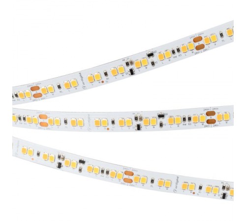 Лента светодиодная RT-A168-10mm 24V Dim-To-Warm (14.4 W/m, IP20, 2835, 5m) (arlight, Открытый)  033606  Arlight