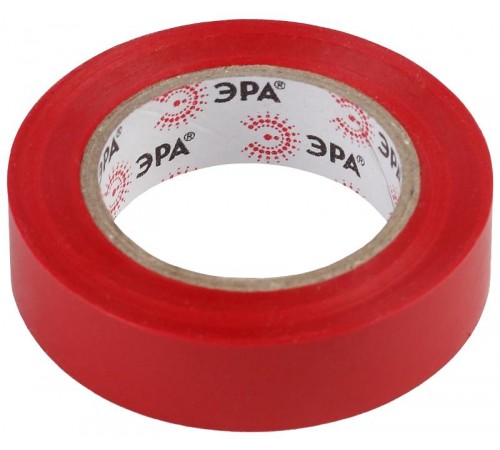 ПВХ-изолента 15мм*10м красная  C0036556  ЭРА