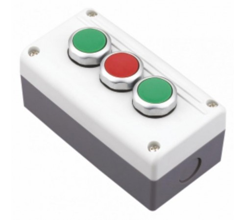 Кнопочный пост NPH1-3006, 1НО+1НЗ +сигн.лампа, АС/DC24В (R)  587074  CHINT