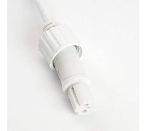 Сетевой шнур для гирлянд 3м, 2*0,5мм2, IP44, белый, DM403  48189  FERON