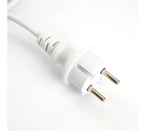 Сетевой шнур для гирлянд 3м, 2*0,5мм2, IP44, белый, DM403  48189  FERON