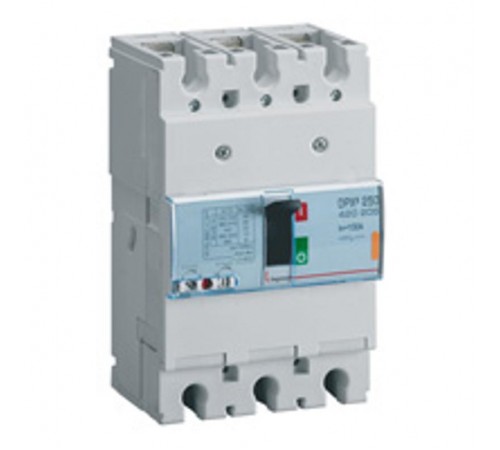 Автоматический выключатель DPX3 250 - термомагнитный расцепитель - 25 кА - 400 В~ - 3П - 100 А  420205  Legrand