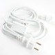 Сетевой шнур для гирлянд 3м, 2*0,5мм2, IP44, белый, DM403  48189  FERON