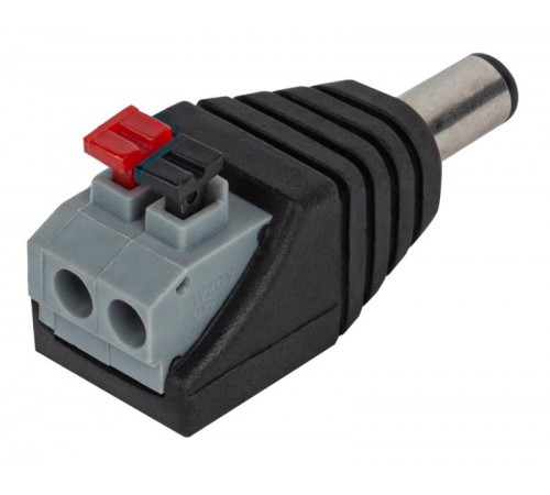 Разъем   R-DC03 штекер DC питания 2. 1х5. 5 с быстрозажимной колодкой  Б0048310  ЭРА