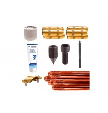 Комплект заземления EZ - 9.6 (9.6 метров, 16 мм, 8 х 1200 мм) с насадкой SDS-max90012Ezetek