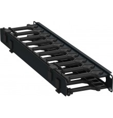 ITK Кабель-органайзер горизонтальный 19" 1U чер. РФ  ZP-CC05-01U-H-R  ITK