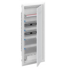 Шкаф мультимедийный с дверью с радиопрозрачной вставкой UK660MW (5 рядов)  2CPX031389R9999  ABB