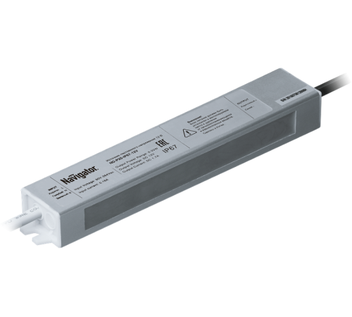 Драйвер для светодиодной ленты LED ND-P20-IP67-12V 20Вт 12В IP67  71470  Navigator