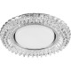 Светильник потолочный встраиваемый под лампу GX53 CD4035 20LED*2835SMD 4000K, 15W GX53, без лампы, прозрачный, хром  40502  FERON